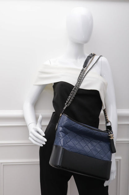 Chanel Bicolor Gabrielle Hobo Medium Bag