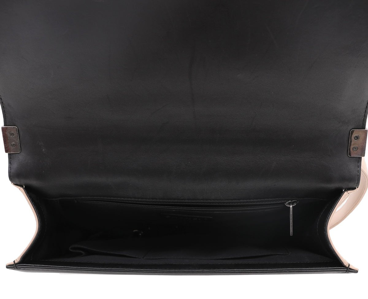 Chanel Bicolor Le Boy Large Flap Bag