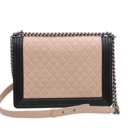Chanel Bicolor Le Boy Large Flap Bag