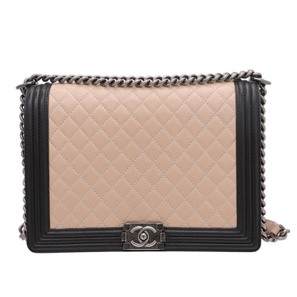Chanel Bicolor Le Boy Large Flap Bag