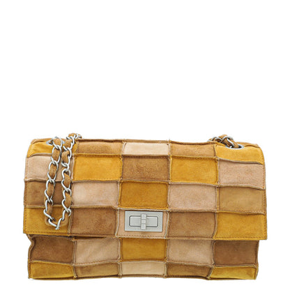 Chanel Bicolor Reissue Lock Patchwork Flap Bag