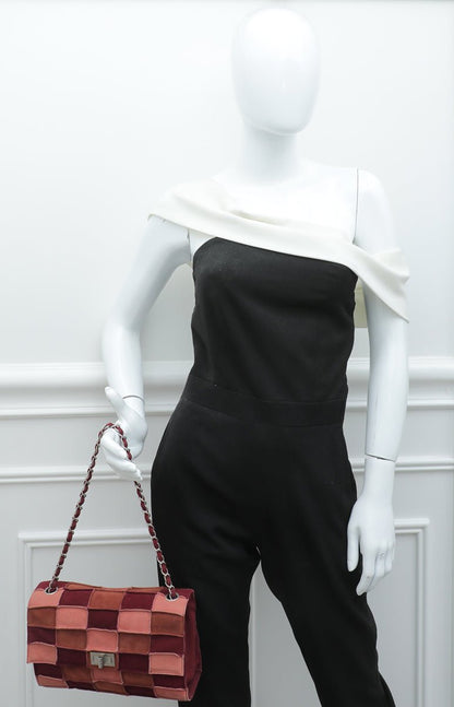 Chanel Bicolor Reissue Lock Patchwork Flap Bag