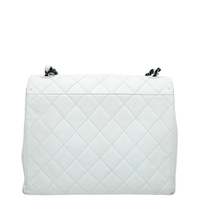 Chanel Bicolor Resin Chain Flap Bag