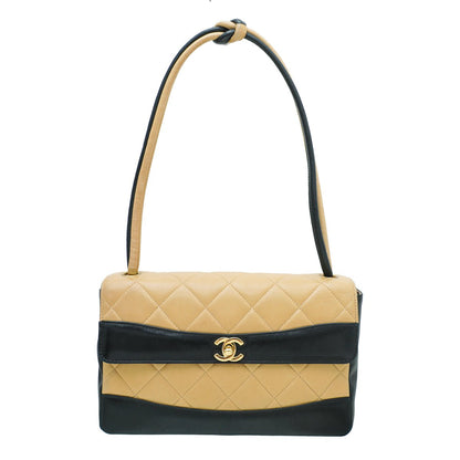 Chanel Bicolor Tie Knot Flap Bag