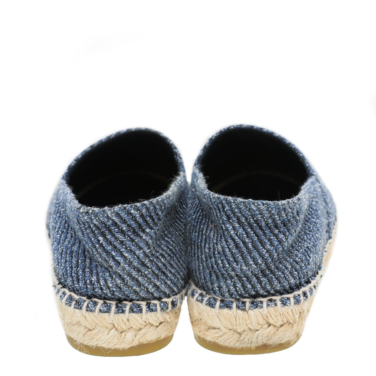 Chanel Bicolor Tweed CC Embroidered Espadrille 39