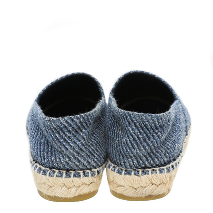 Chanel Bicolor Tweed CC Embroidered Espadrille 39
