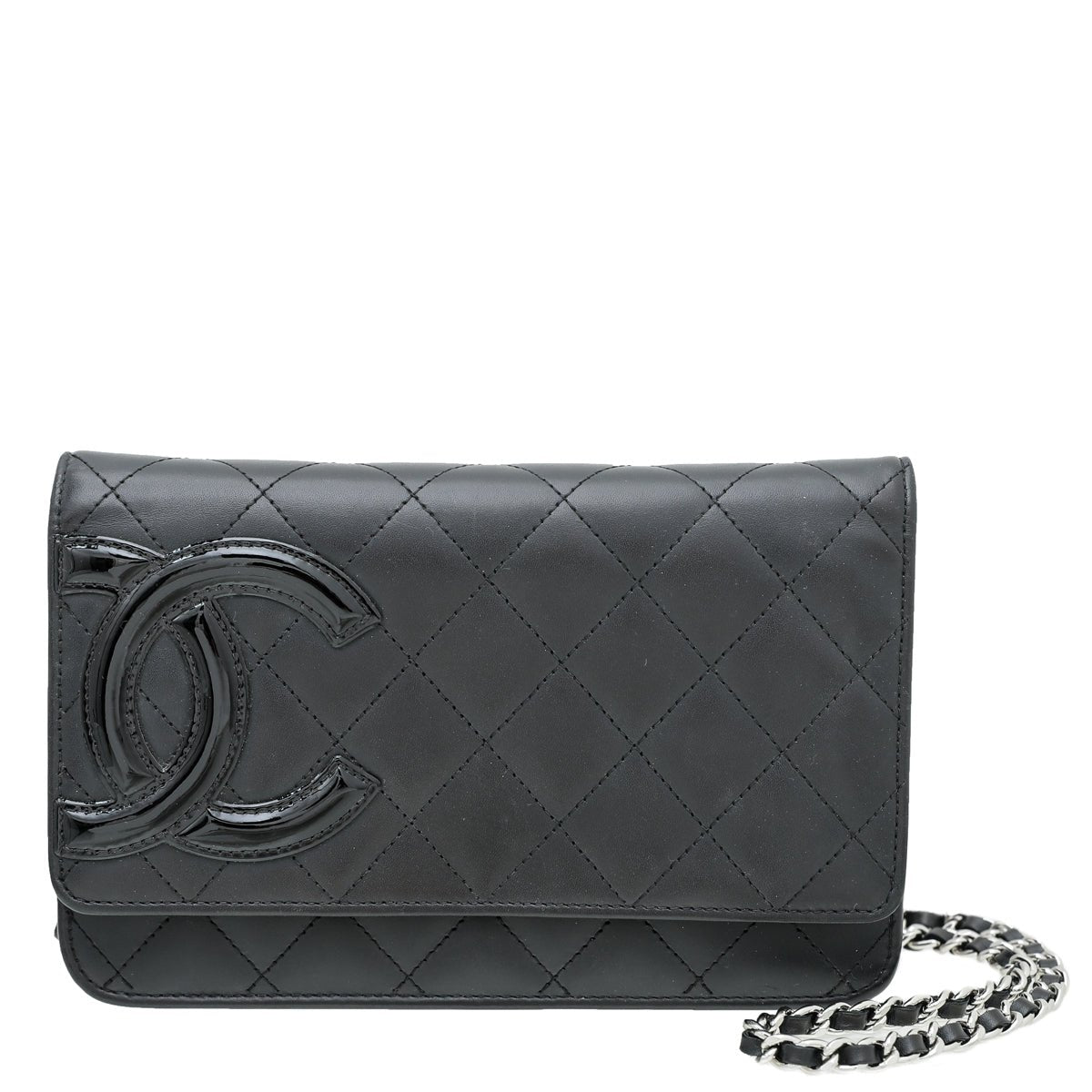 Chanel Black CC Cambon Wallet On Chain