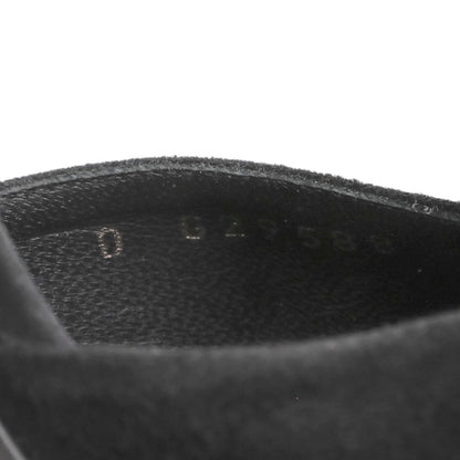 Chanel Black CC Cap Toe Chaus Ouvertes T Strap Pumps 40.5
