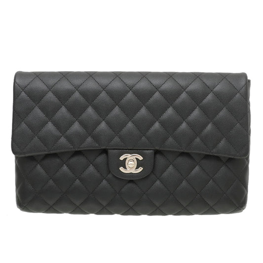 Chanel Black CC Classic Clutch