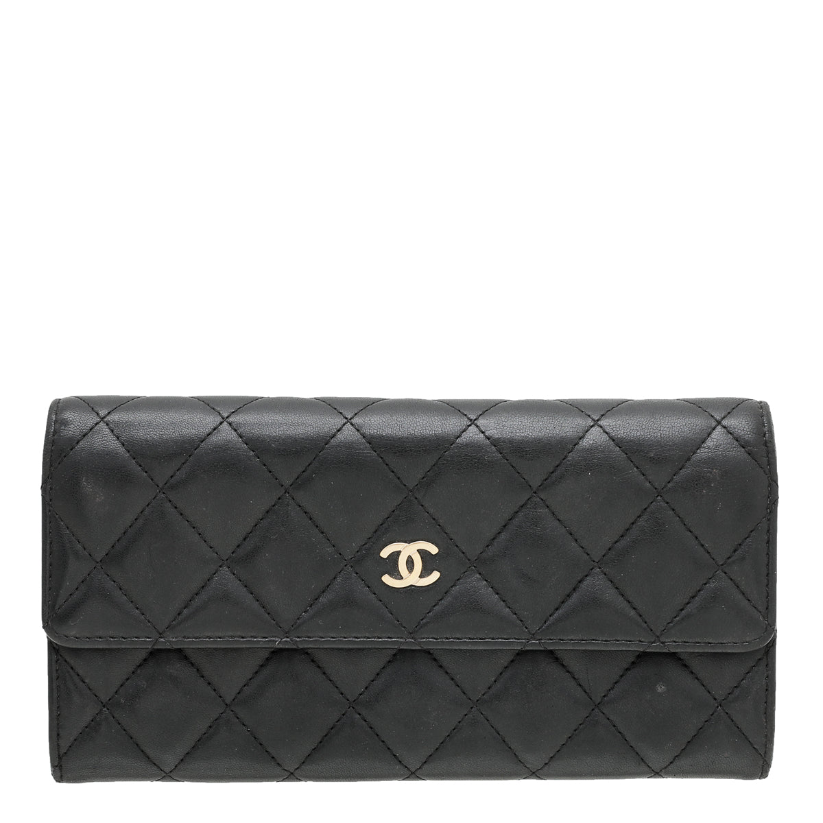 Chanel Black CC Classic Flap Wallet