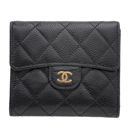 Chanel Black CC Classic Small Wallet