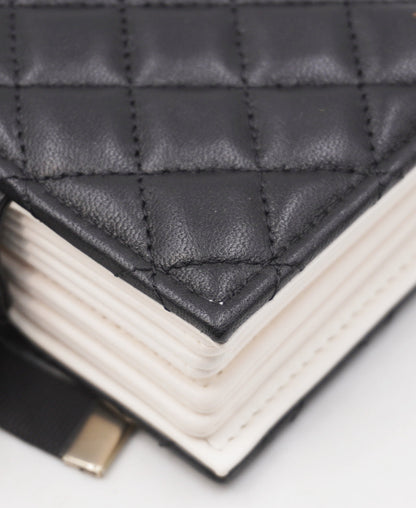 Book Card Holder with Chain Black