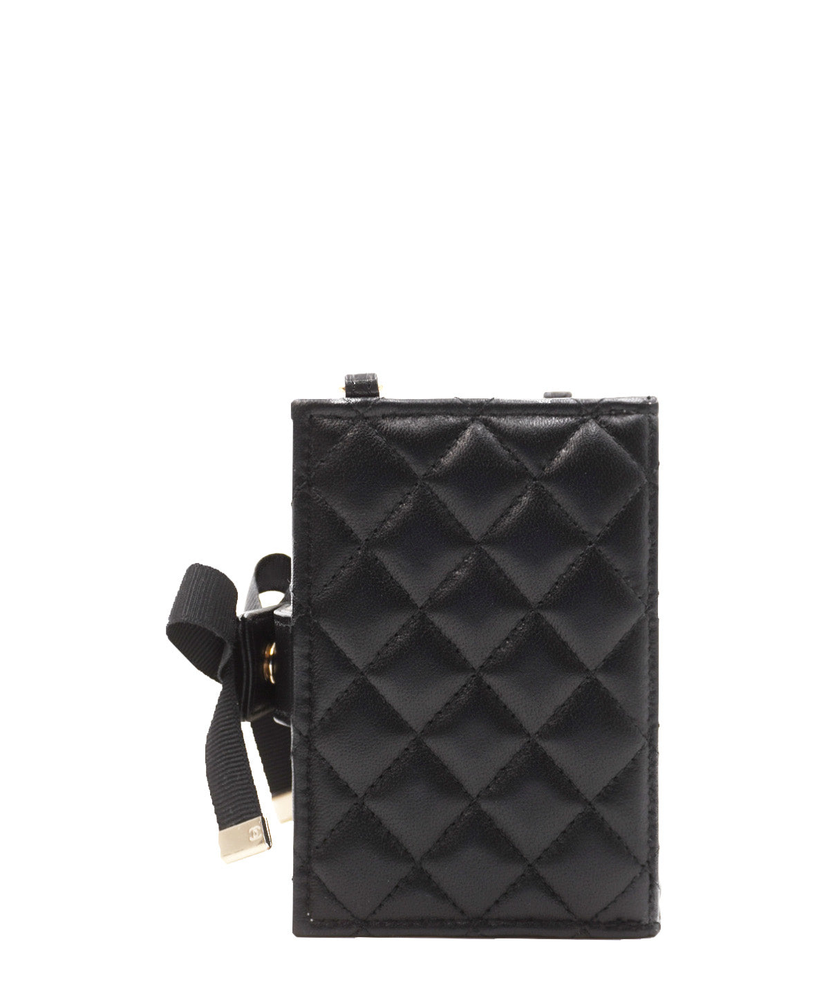 Book Card Holder with Chain Black