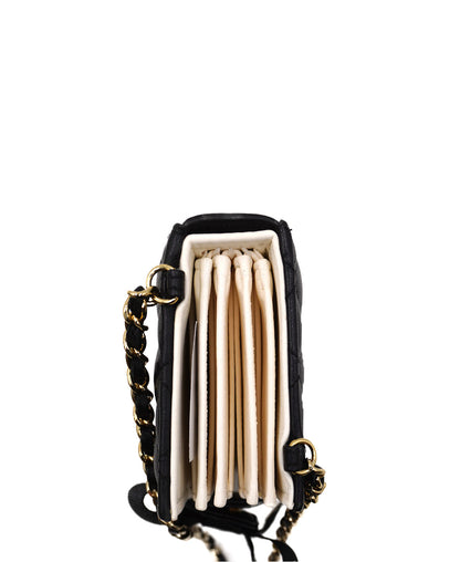 Book Card Holder with Chain Black