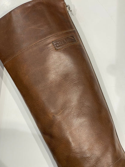 Chanel - Bottes marrons T38,5