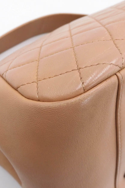 Boy Accordion Flap Bag Beige
