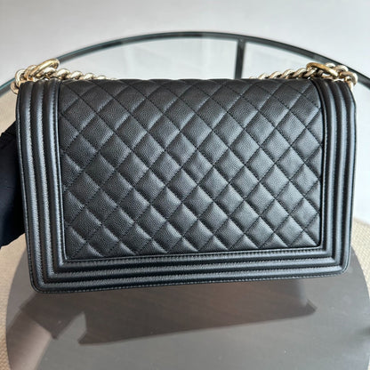 Boy Caviar New Medium 28CM Leboy Black GHW No 23