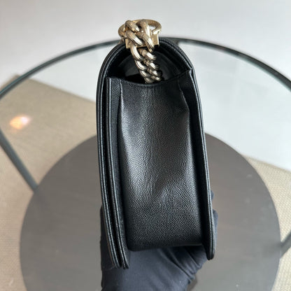 Boy Caviar New Medium 28CM Leboy Black GHW No 23