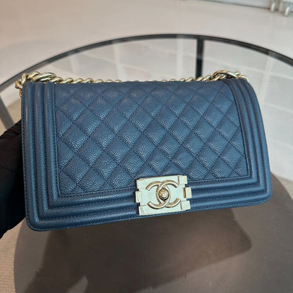 Boy Caviar Old Medium 25 CM Dark Blue GHW No 23