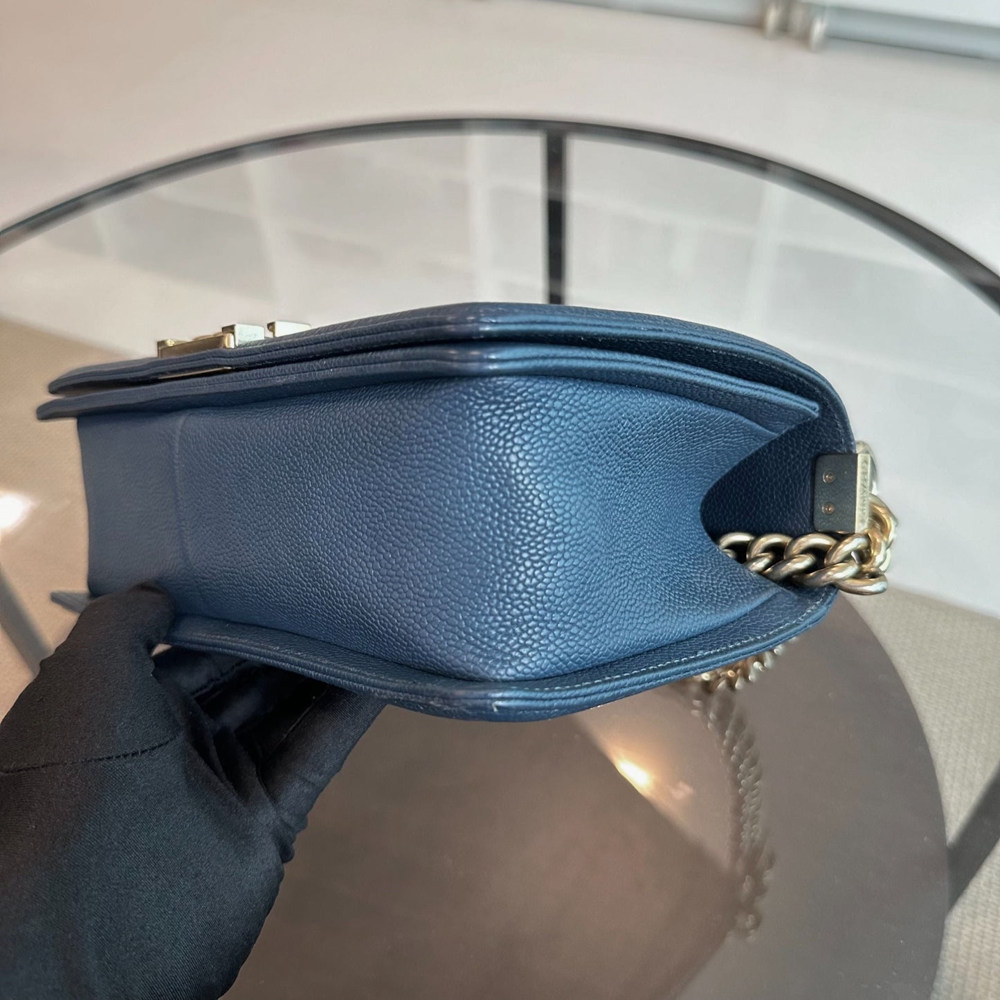 Boy Caviar Old Medium 25 CM Dark Blue GHW No 23