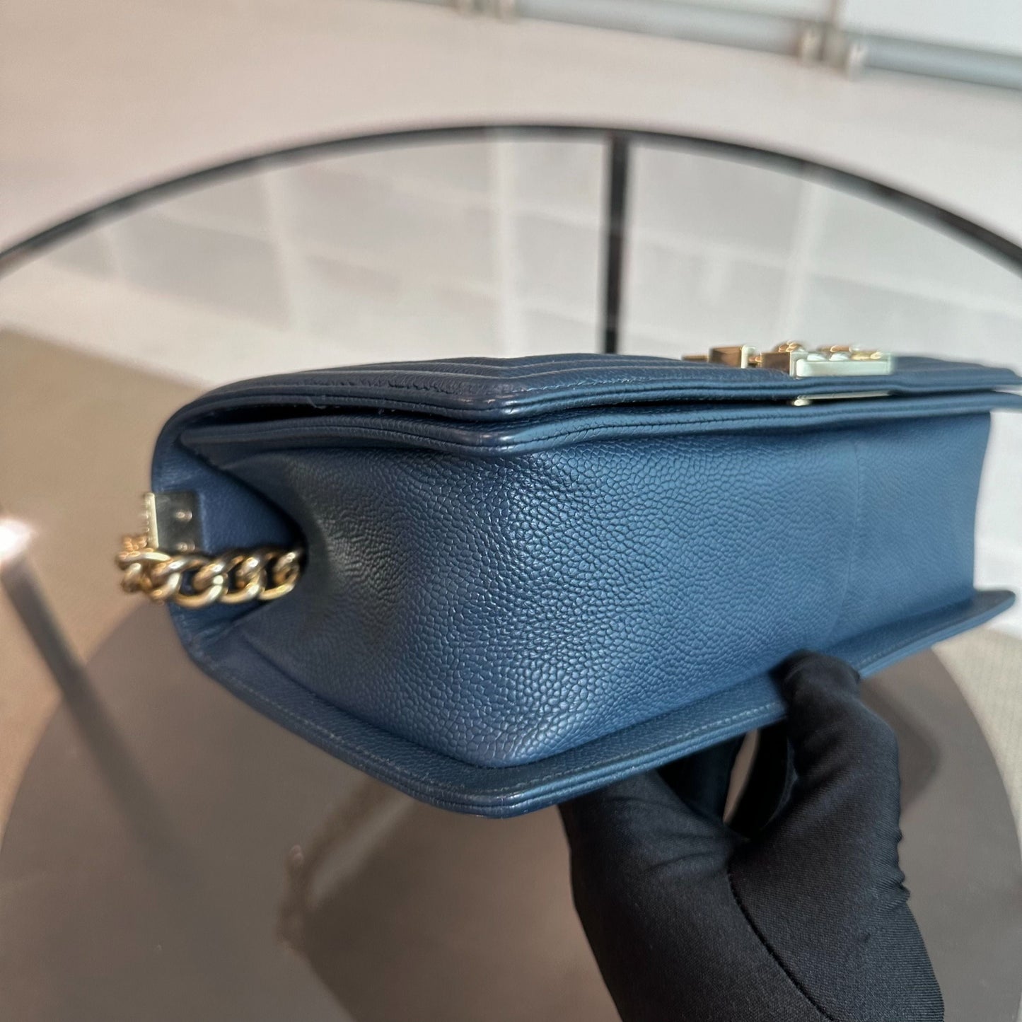Boy Caviar Old Medium 25 CM Dark Blue GHW No 23