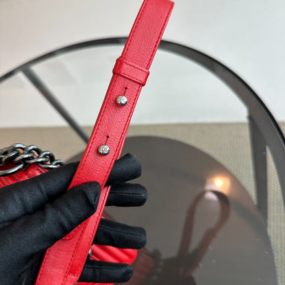 Boy Old Medium 25cm Calfskin Red RSHW No 1