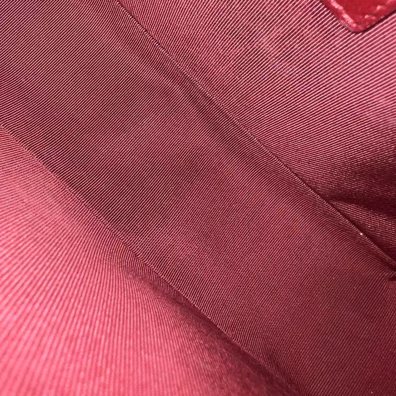 Boy Old Medium Quilted Lambskin Leboy Red RSHW No 18