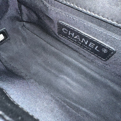 Boy Small Lambskin Quilted Black SHW No 22