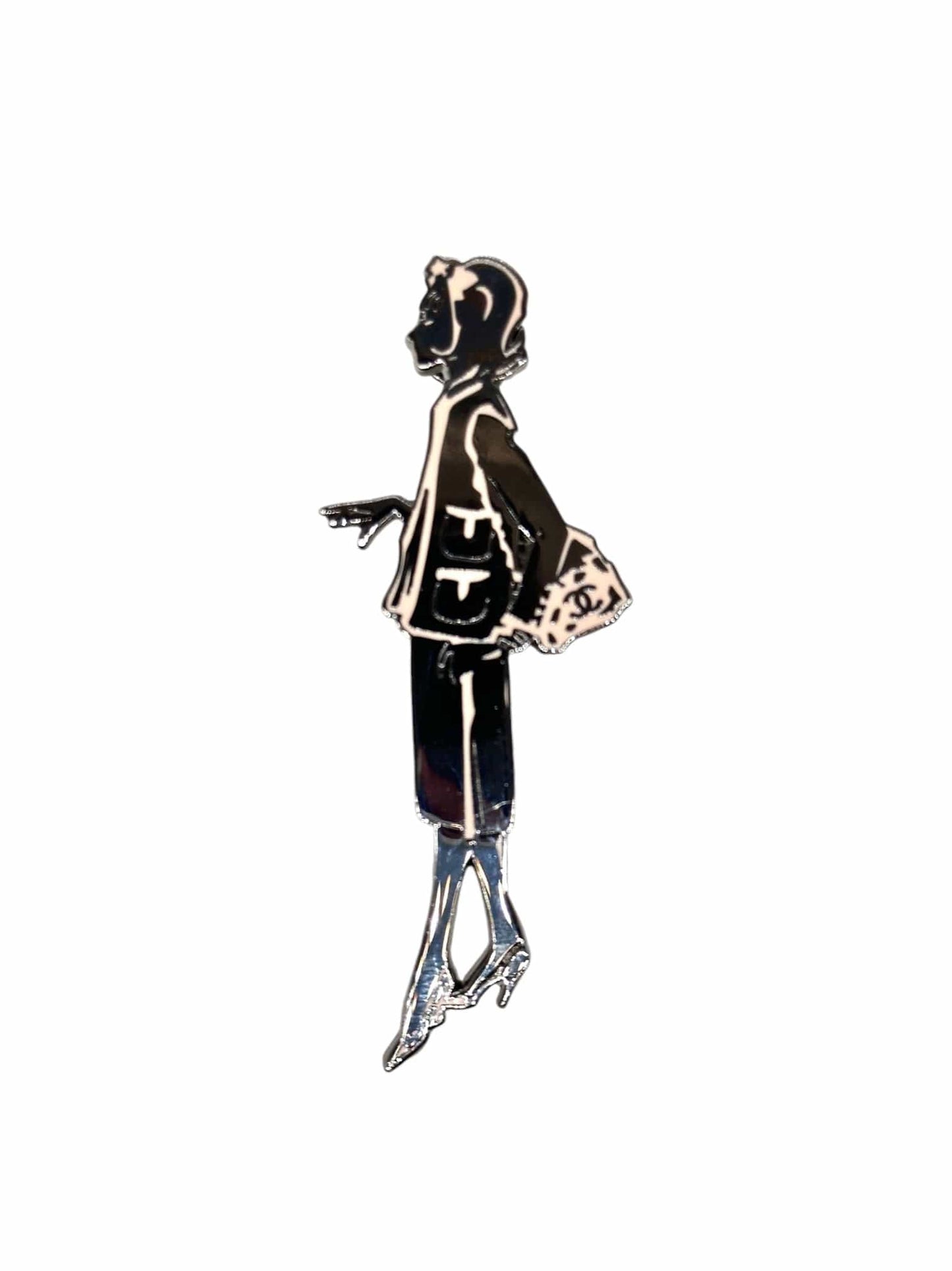 Chanel Silver Brooch