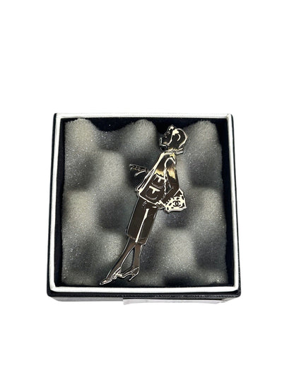 Chanel Silver Brooch