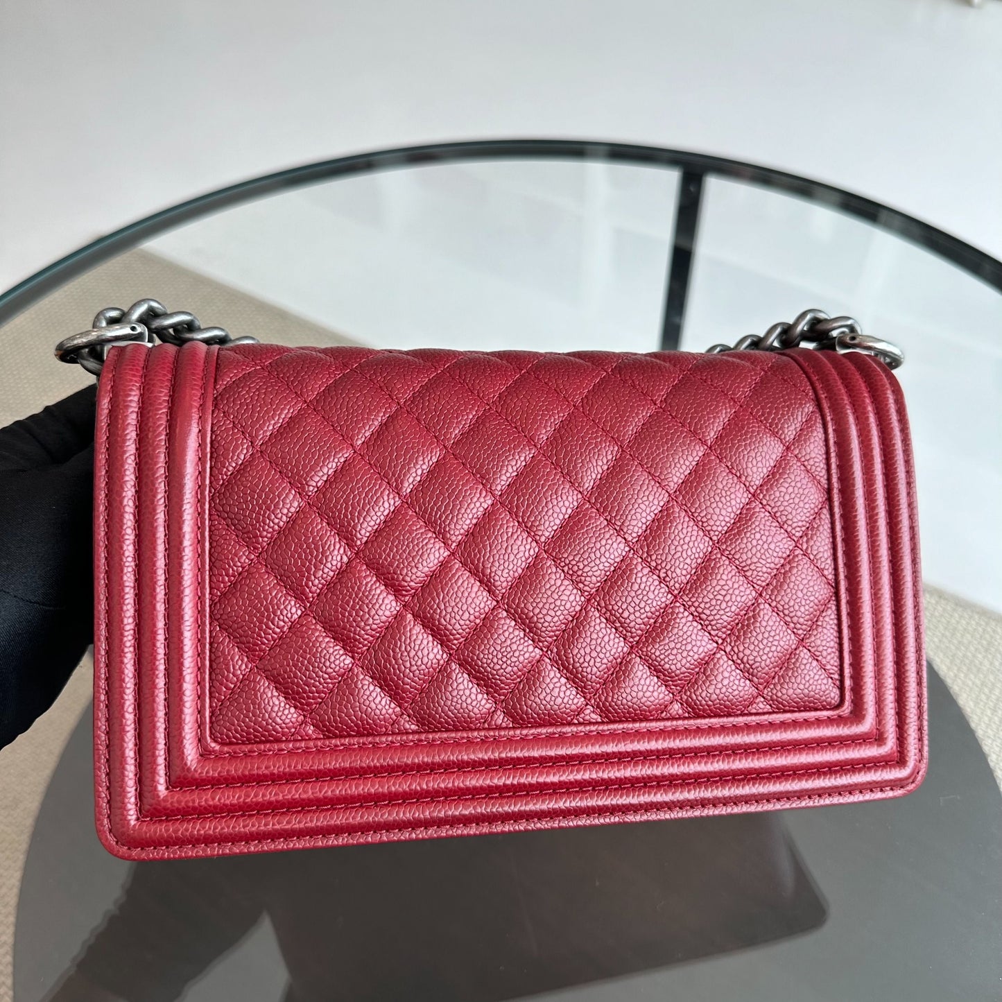 Caviar Boy Old Medium 25CM Burgendy No 20