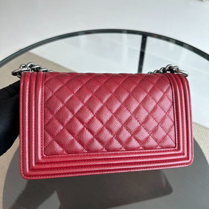 Caviar Boy Old Medium 25CM Burgendy No 20