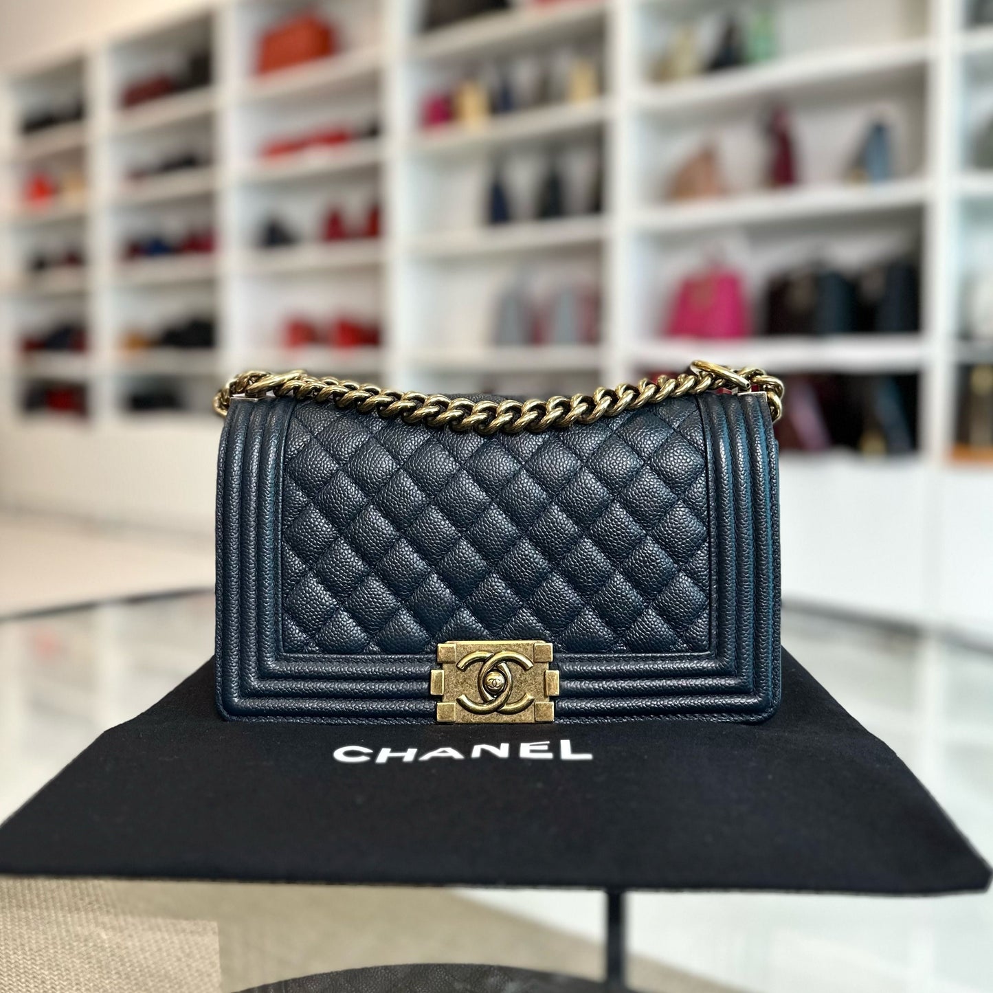 Caviar Boy Old Medium 25CM Dark Blue RGHW No 20