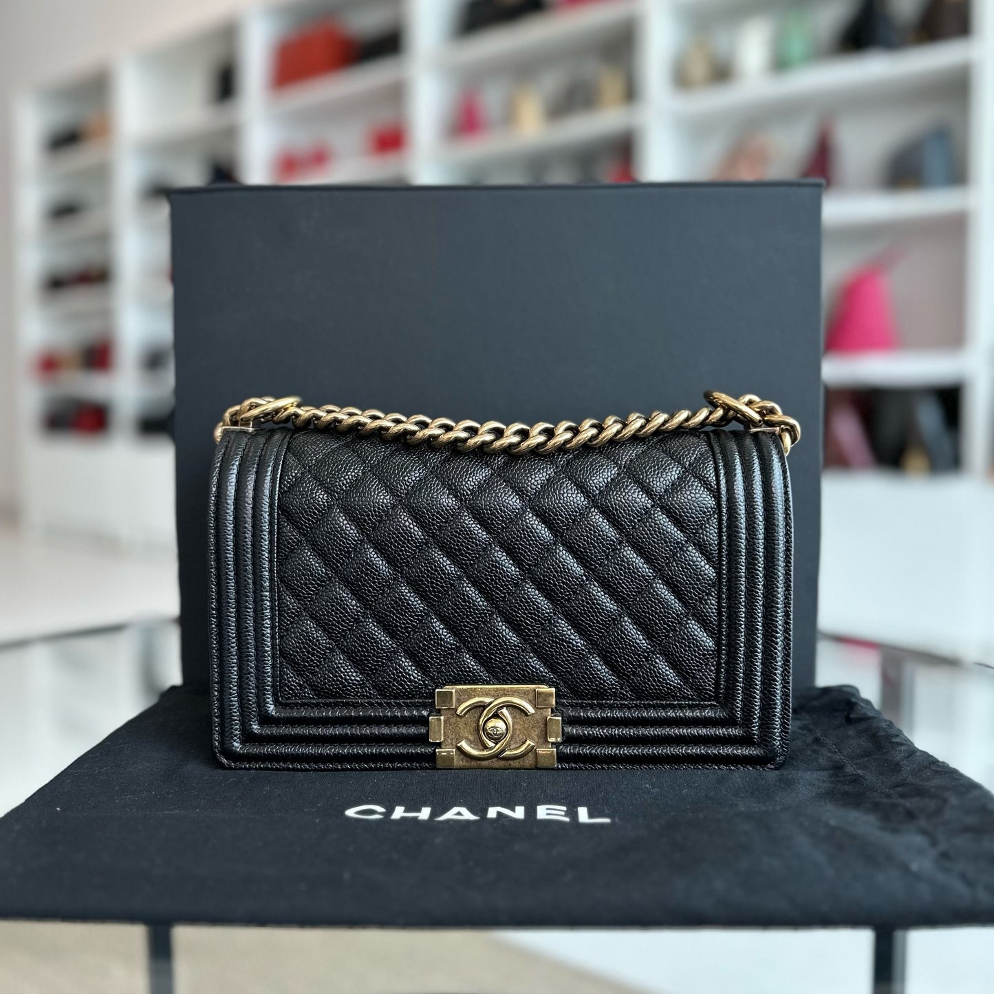 Caviar Boy Old Medium 25CM Leboy Black RGHW No 19