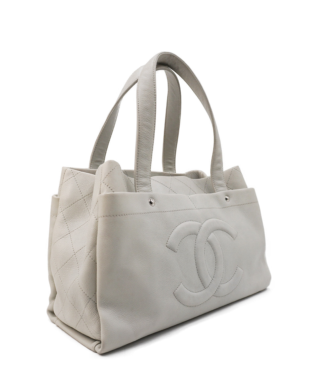 Caviar CC Tote White
