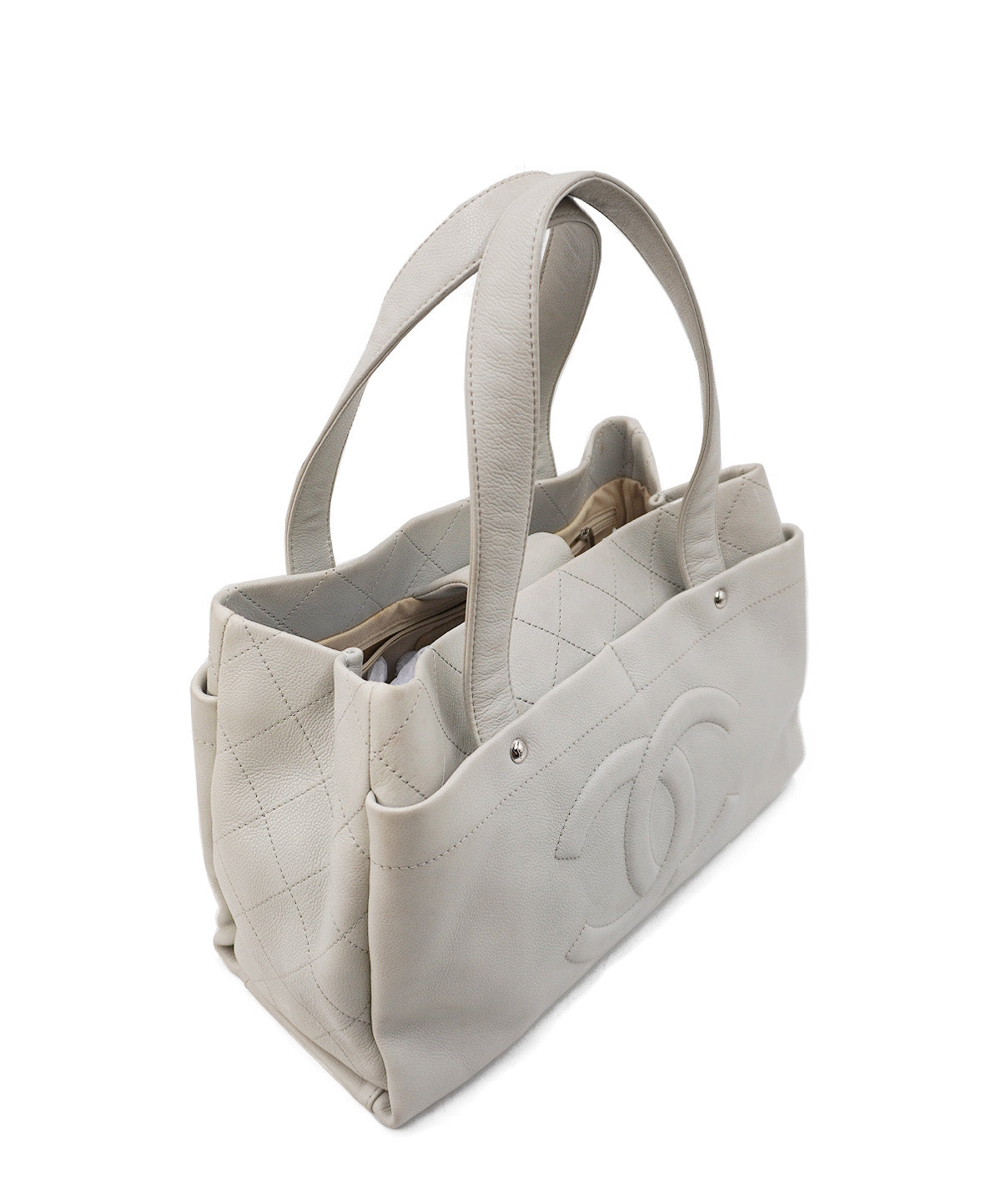 Caviar CC Tote White