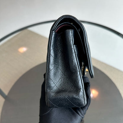 Caviar Classic Flap Quilted Calfskin Black GHW No 18