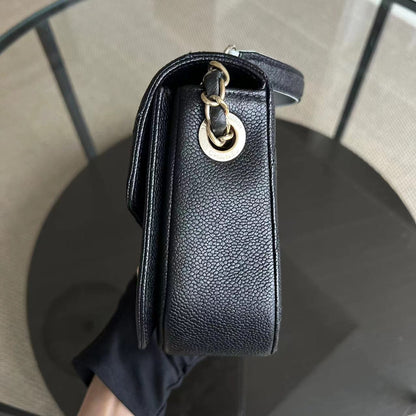 Caviar Cuba Coco Quilted Calfskin Cross Body Black GHW No 25