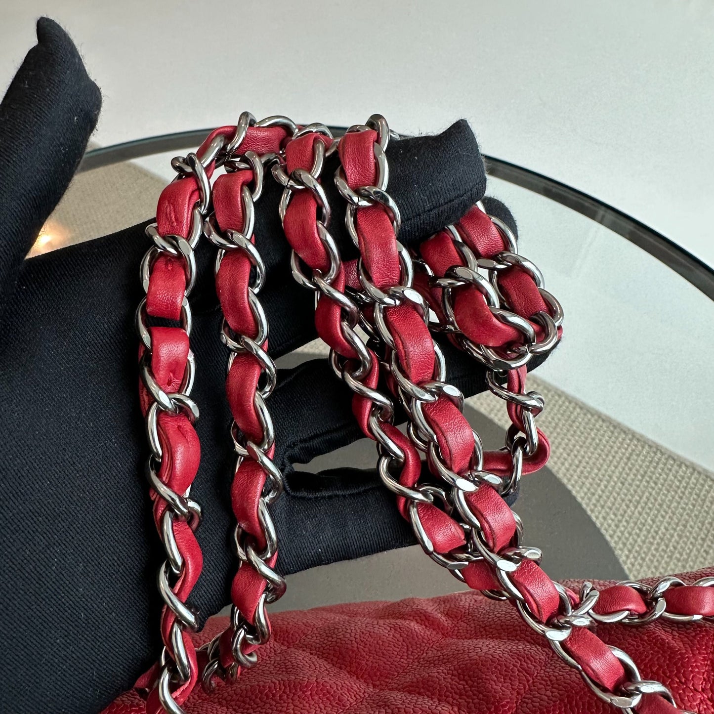 Caviar French Riviera Large Flap Bag No 20 S$2,800