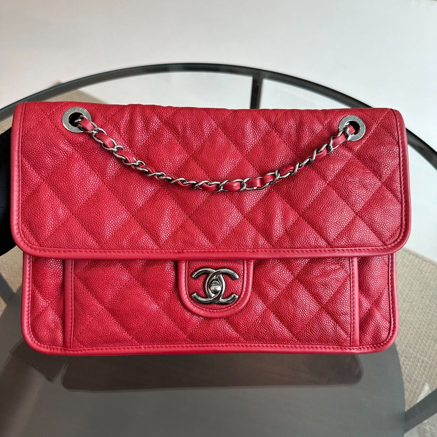 Caviar French Riviera Large Flap Bag No 20 S$2,800