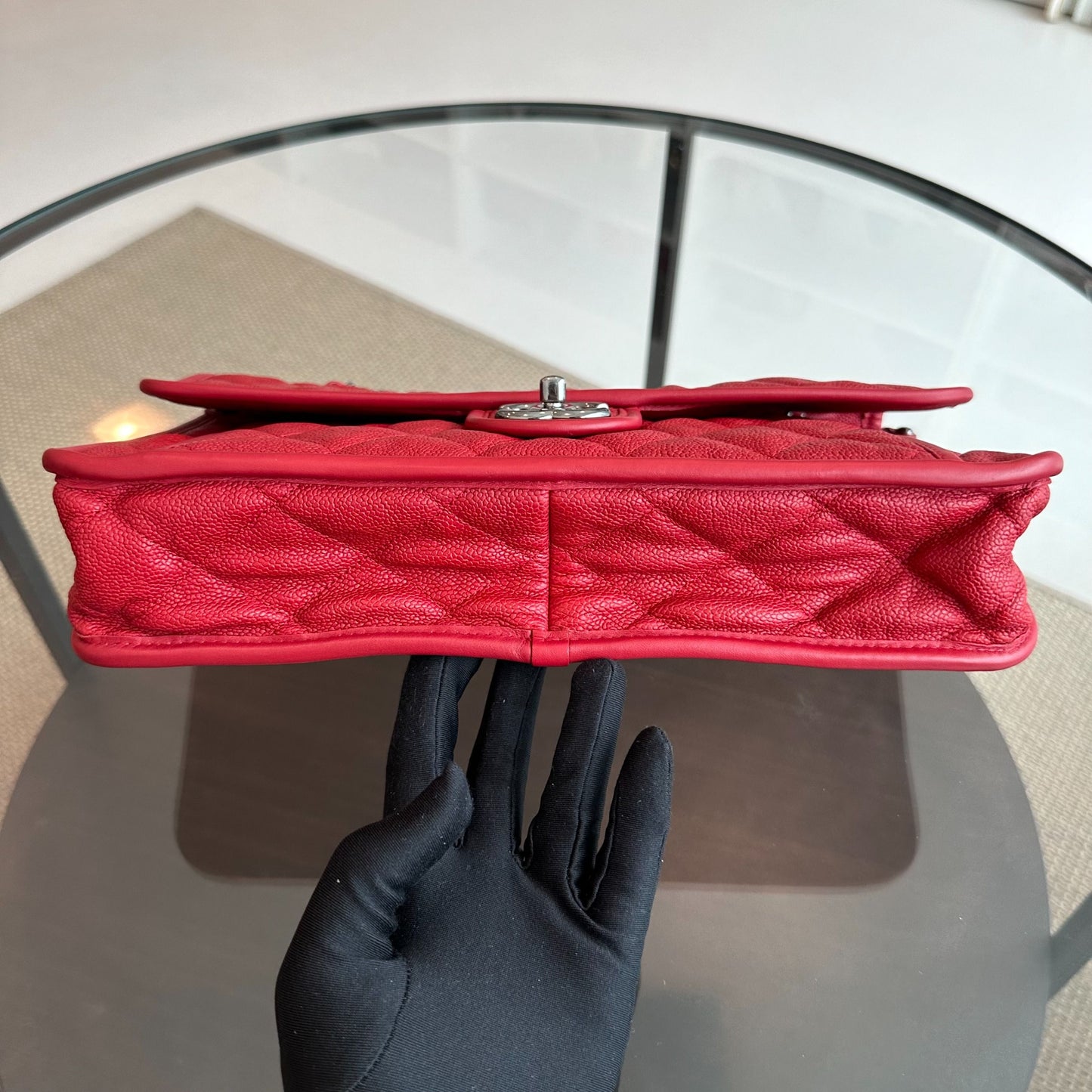 Caviar French Riviera Large Flap Bag No 20 S$2,800