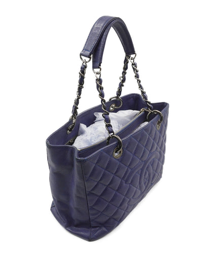 Caviar Grand Shopping Tote Blue