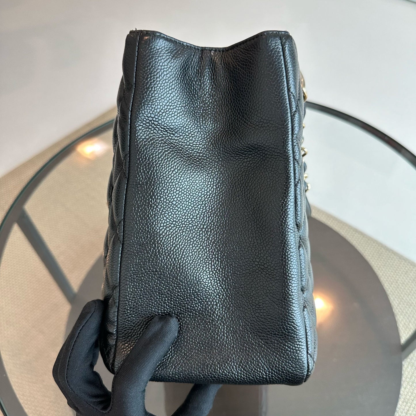 Caviar GST Grand Shopping Tote Quilted Black GHW No 12