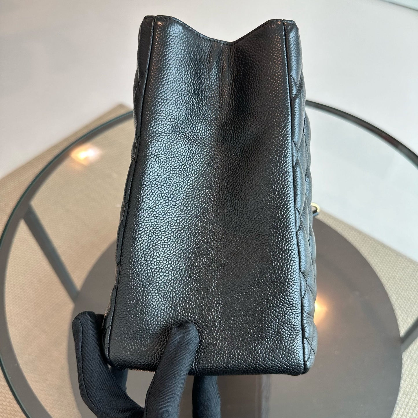Caviar GST Grand Shopping Tote Quilted Black GHW No 12