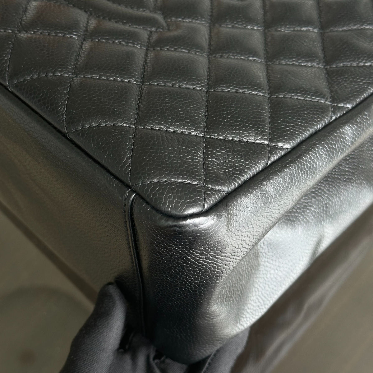 Caviar GST Grand Shopping Tote Quilted Calfskin Black SHW No 13