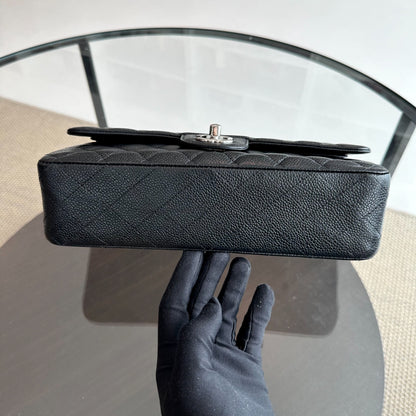 Caviar 25CM Quilted Black SHW No 13