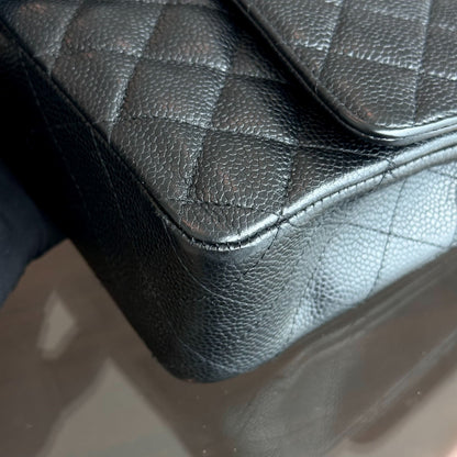Caviar 25CM Quilted Black SHW No 13