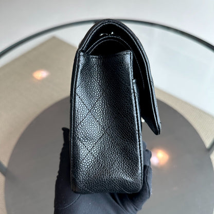 Caviar 25CM Quilted Black SHW No 13