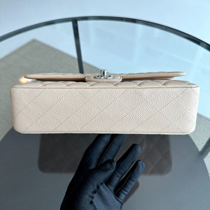 Caviar Quilted Beige SHW No 18