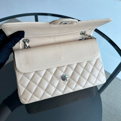 Caviar Quilted Beige SHW No 18